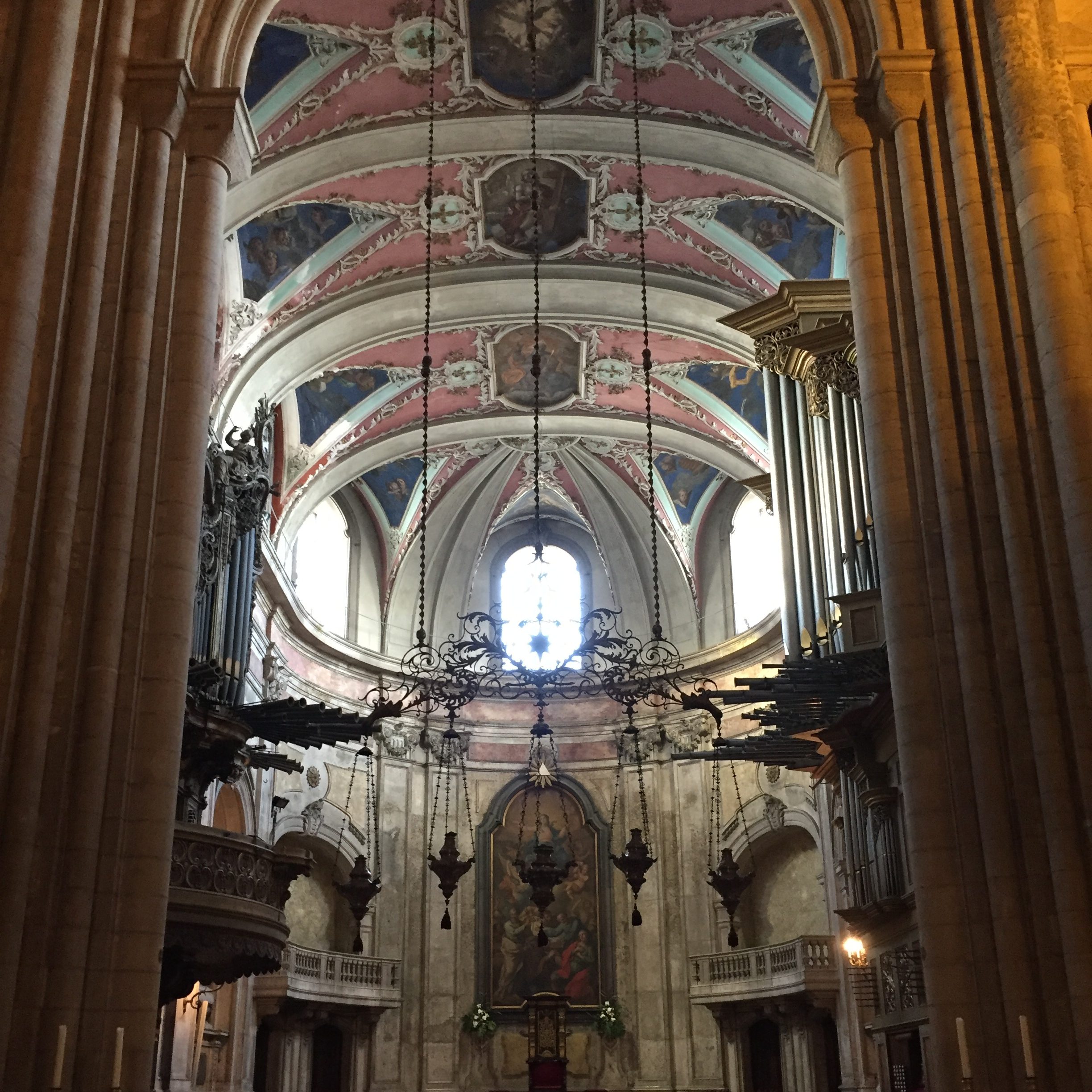 inside lisbon cathedral